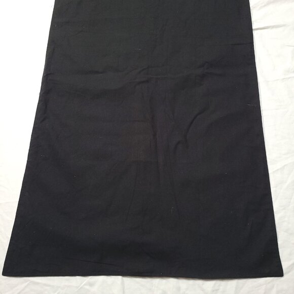 H. Lorenzo Black Garment Bag Logo Spell Out Fabric Zipper Empty READ 48 x 24 in - Picture 9 of 13